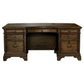 Hartshill - 7-Drawer Executive Desk - Burnished Oak