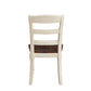 Britta - Side Chair (Set of 2) - Walnut & White Washed