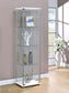 Bellatrix - 4-Shelf Clear Glass Curio Cabinet