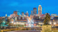 Des Moines Skyline (Small) - Blue