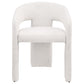 Eudora - Boucle Upholstered Dining Side Chair - Cream