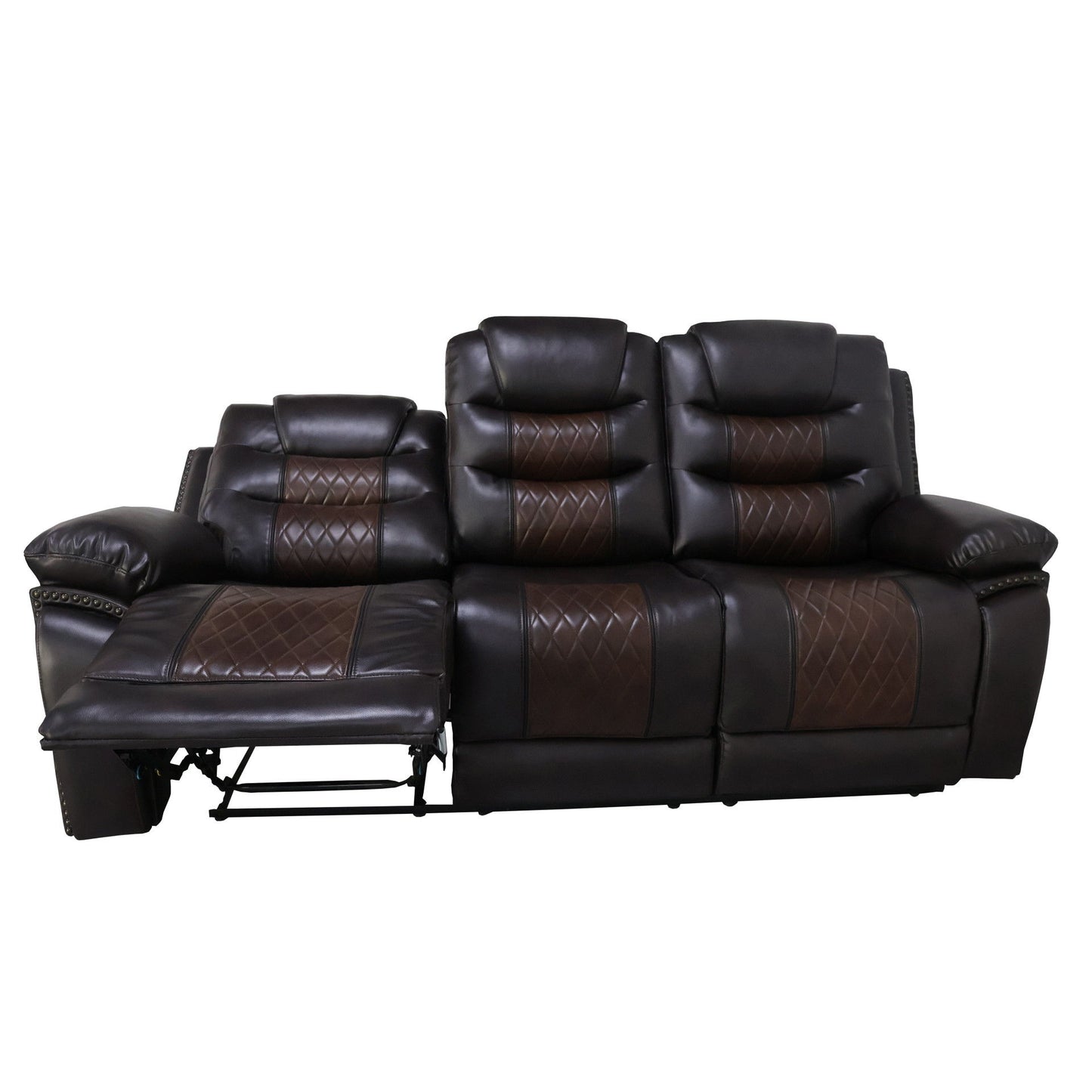 Nikko - Sofa With Power Footrest - Brown