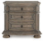 Ardenfield - Light Brown - Three Drawer Night Stand