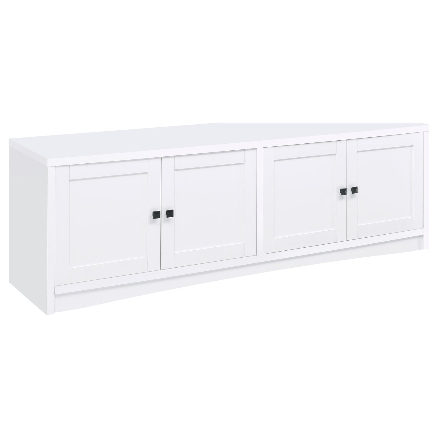 Laughlin - 3-piece Entertainment Center TV Stand - White