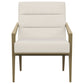 Kirra - Upholstered Metal Arm Accent Chair