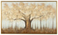 Dalewick - Brown / Gray / Gold Finish - Wall Art