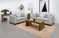 Salizar - Upholstered Flared Arm Sofa Set