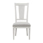 Katia - Side Chair (Set of 2) - Light Gray & Weathered White