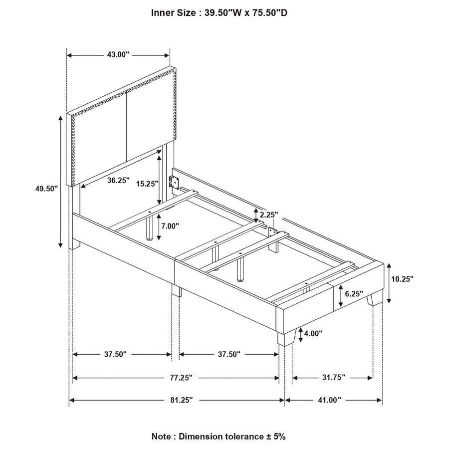 Boyd - Upholstered Panel Bed