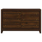 Welsley - 6-Drawer Dresser Cabinet - Walnut