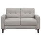 Bowen - Upholstered Track Arm Tufted Loveseat