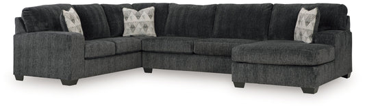 Hollyview - Shadow - 3-Piece Sectional With Raf Corner Chaise