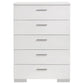 Felicity - 5-Drawer Chest - Glossy White