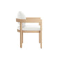 Wesley - Patio Side Chair With Cushion - White