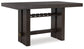 Burkhaus - Dark Brown - Rectangular Dining Room Counter Table