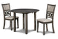 Gia - Table Set With 2 Chairs