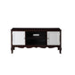 Mathias - TV Stand - Walnut & White