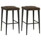 Alvaro - Leather Upholstered Stool (Set of 2)