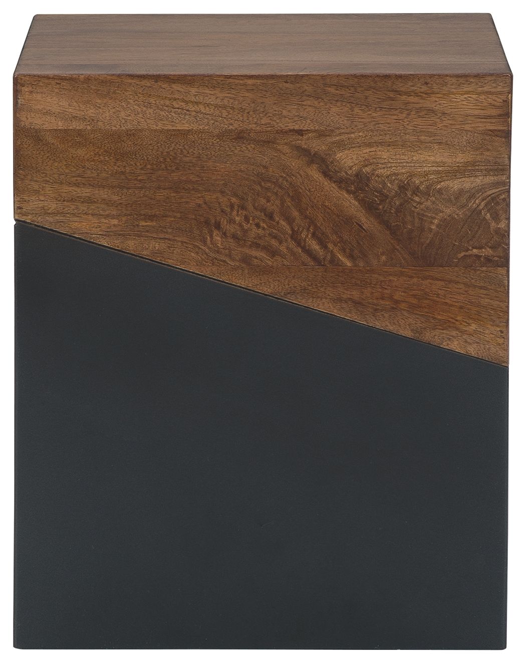 Trailbend - Brown / Gunmetal - Accent Table