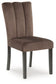 Jeshina - Mocha - Dining Upholstered Side Chair (Set of 2)