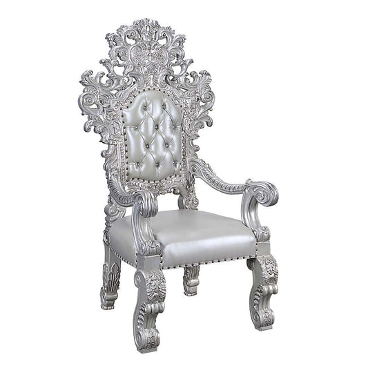 Valkyrie - Arm Chair (Set of 2) - Antique Platinum