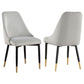 Gabrielle - Upholstered Dining Side Chair (Set of 2) - Gray