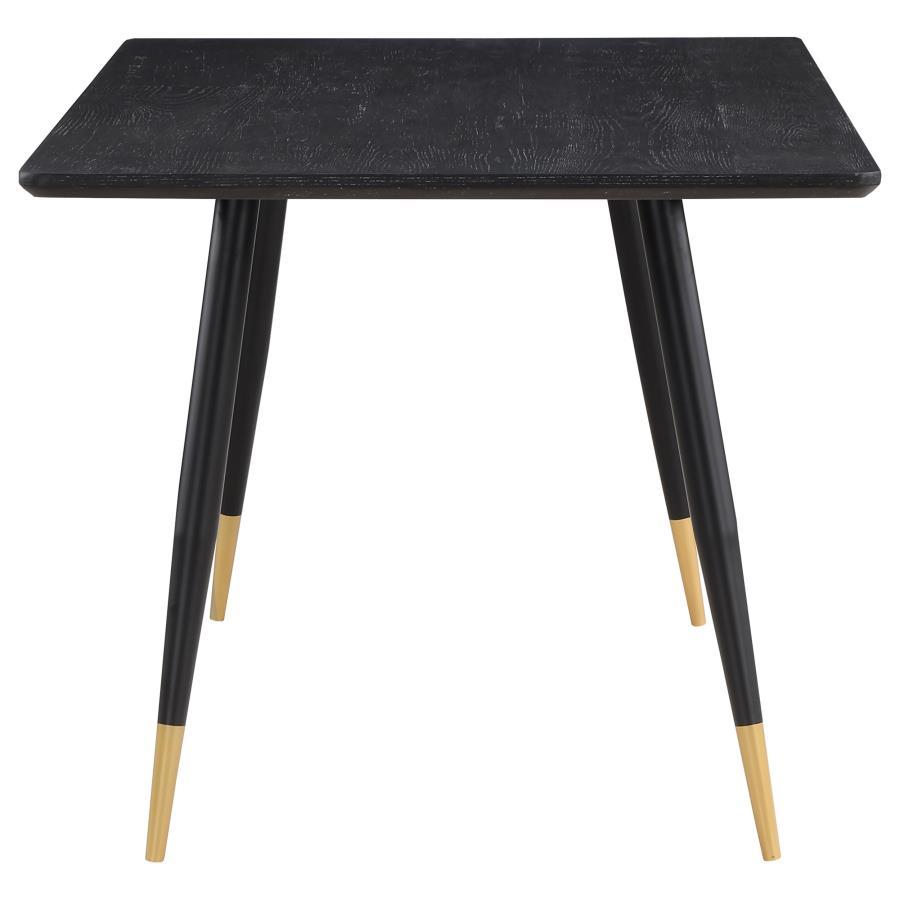 Zetta - Rectangular Wood Dining Table - Black