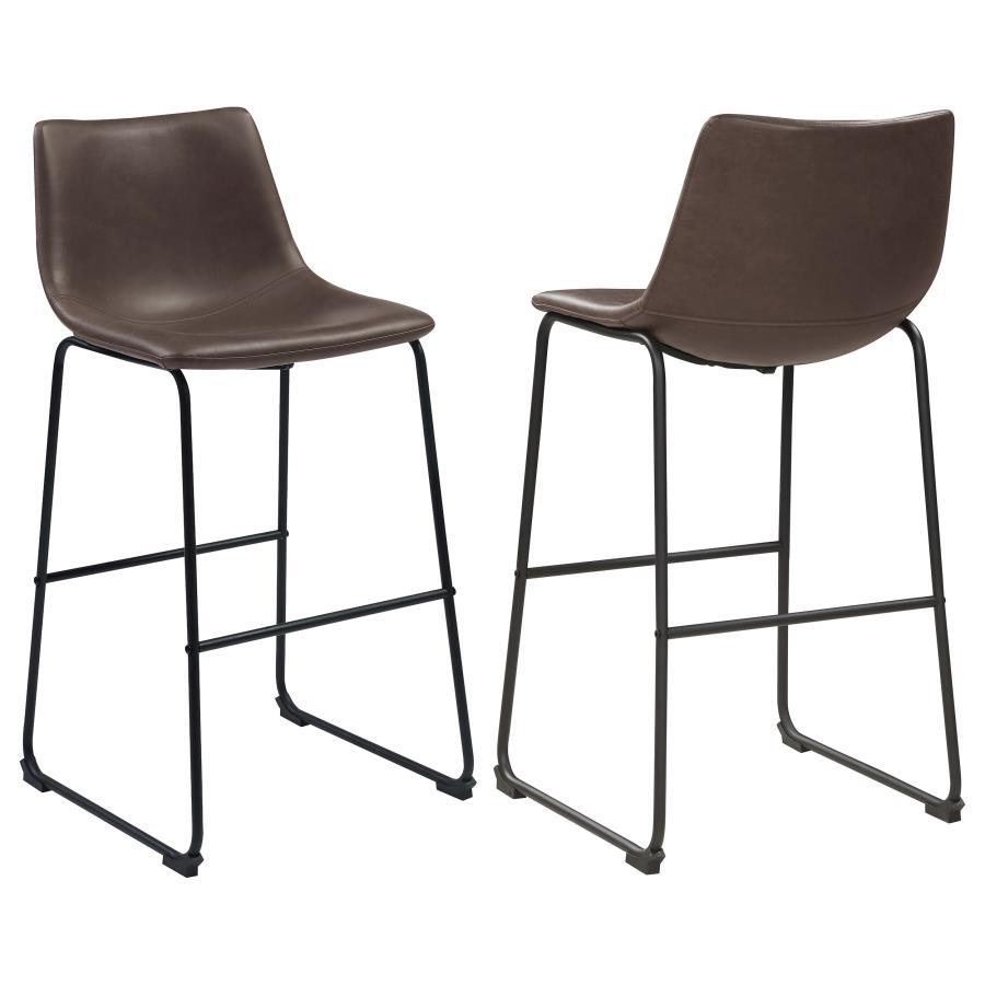 Michelle - Upholstered Armless Chair (Set of 2)