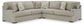 Lelandwood - Sisal - 3-Piece Sectional