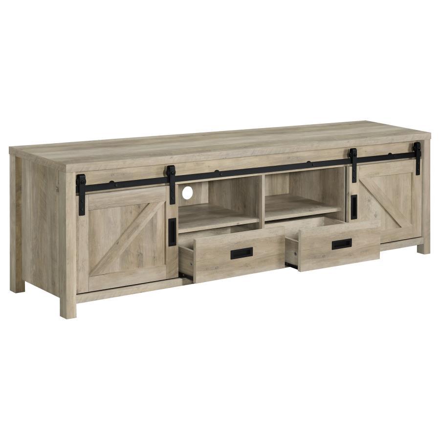 Madra - 2-Door Engineered Wood TV Stand