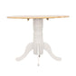 Allison - Round Drop Leaf Extension Dining Table - White