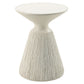 Duane - Accent Table - Natural White Finish