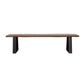 Ditman - Live Edge Wood Dining Bench - Gray Sheesham