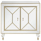 Lupin - 2-Door Mirrored Storage Accent Cabinet - Champagne