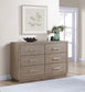 Kenora - 6-Drawer Dresser - Barley Brown