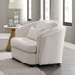 Mariko - Chair With Pillow - Beige Linen