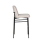 Erik - Bar Chair With Black Metal Frame (Set of 2)