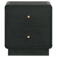 Cavelle - 2-Drawer Nightstand Bedside Table - Black