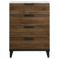 Mays - 4-Drawer Bedroom Chest - Walnut