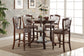 Bixby - Counter Table & 4 Chairs - Light Brown