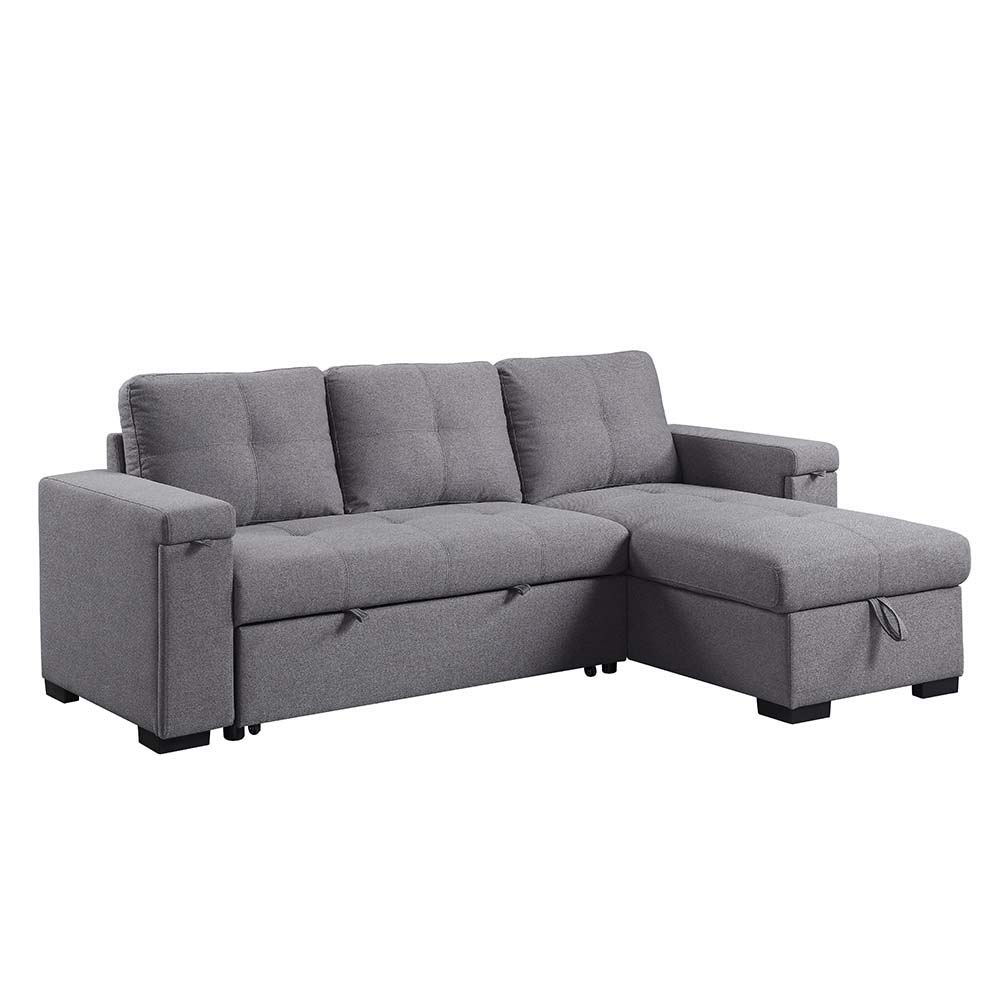 Jacop - Sectional Sofa - Dark Gray Fabric