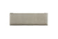 House - Beatrice Bench - Two Tone Beige Fabric, Charcoal Finish