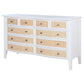 Bexhill - 10-Drawer Dresser Cabinet - White