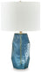 Tallow - Blue - Glass Table Lamp