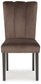 Jeshina - Mocha - Dining Upholstered Side Chair (Set of 2)