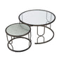 Kaimi - Nesting Coffee Table Set - Black