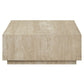 Deon - Coffee Table - Beige Travertine