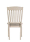 Fedele - Side Chair (Set of 2) - Tan Fabric & Cream Finish