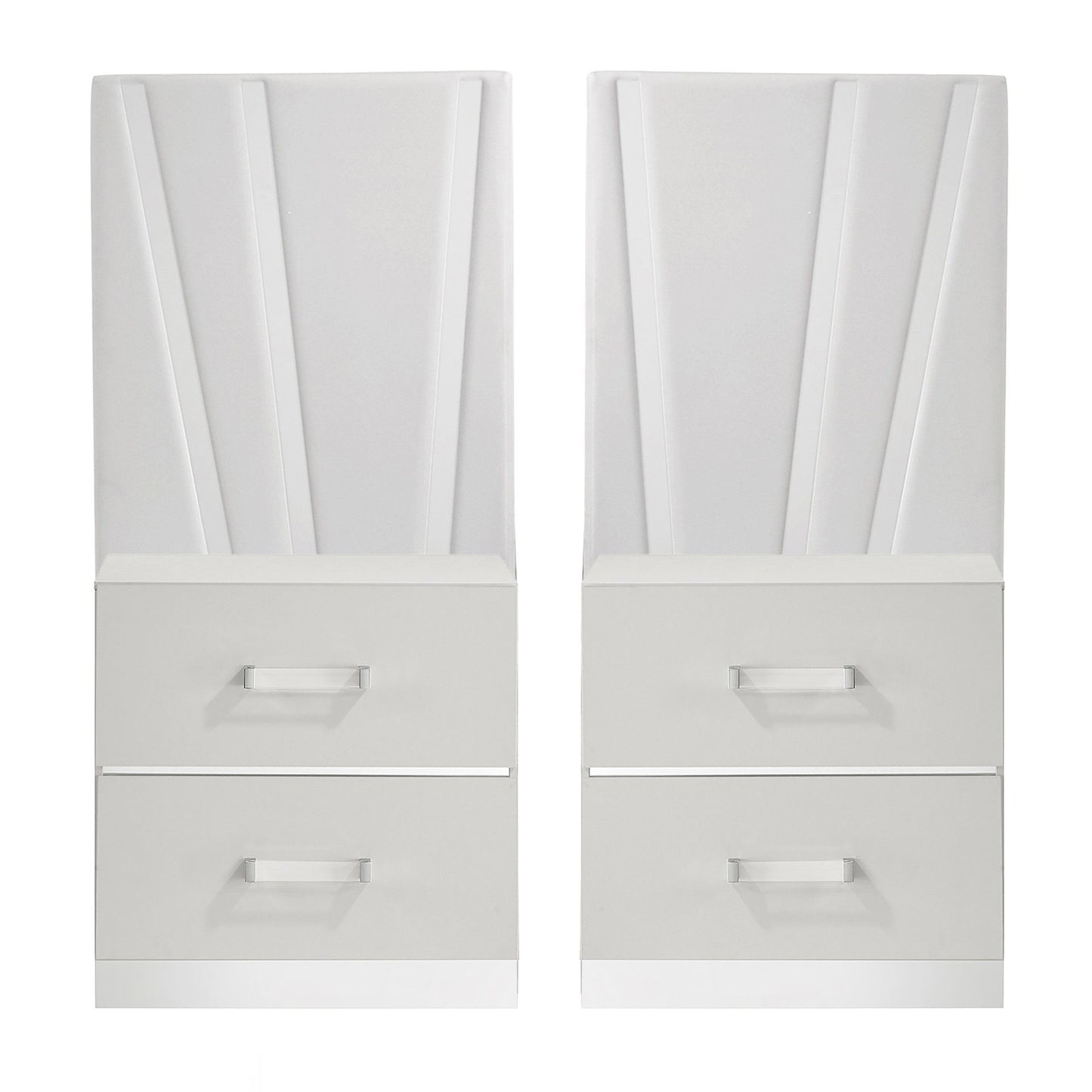 Europa - Nightstand Panels (Set of 2) - White