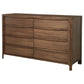 Maderia - 8-Drawer Dresser Cabinet - Walnut